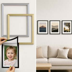 Magnetisk fotoramme - sæt med 5 | FRAMEMAG