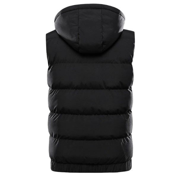 unisex varmevest med hætte