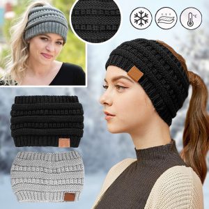 Hæklet hestehale-beanie | BEANIEHUT