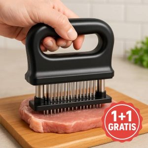 Kødmørner - 48 knive, fjederbelastet, sikkerhedsdæksel | TENDOMEAT 1+1 GRATIS
