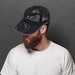 Solcelledrevet ventilatorhat | SOLCAP