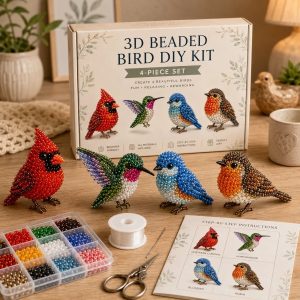 DIY-perlesæt til dyr (4 stk.) | ANIBEAD
