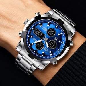 Dobbelt display stålur | WATCHROX